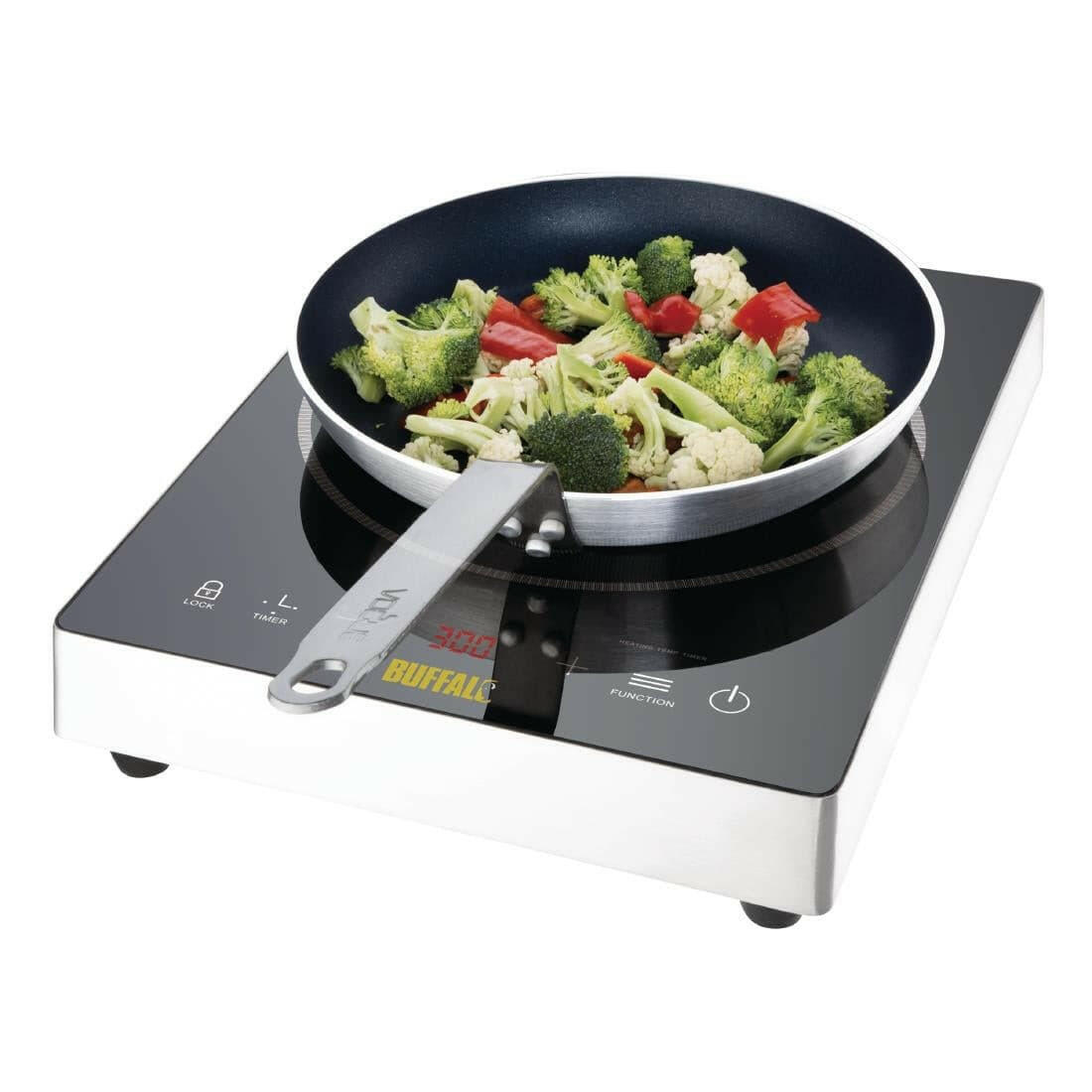 Buffalo DF825 Touch Control Single Zone Induction Hob 3kW - Cater-Connect Ltd