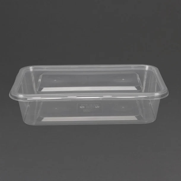 Catering Plastic Microwavable Containers With Lid Small 1000ml - Cater-Connect Ltd