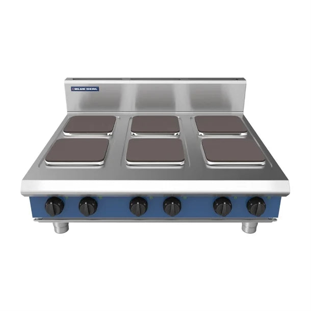 Blue Seal E516S-B Bench Model Electric 6 Hob 900mm 15.6kw