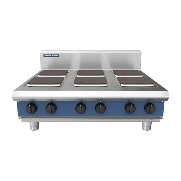 Blue Seal E516S-B Bench Model Electric 6 Hob 900mm 15.6kw