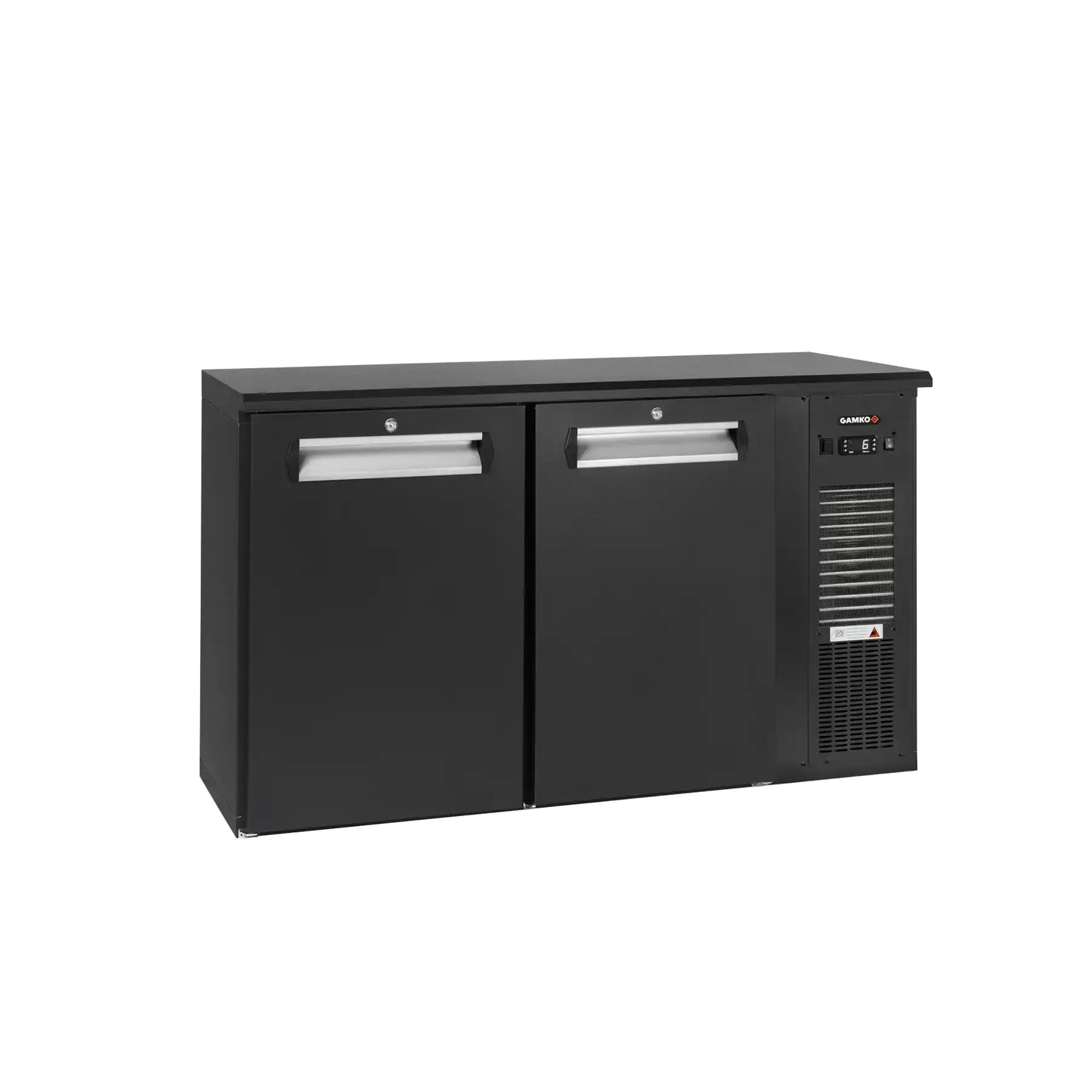 Gamko E3/22MU84 Black 2 Door Bottle Cooler 344 Litres