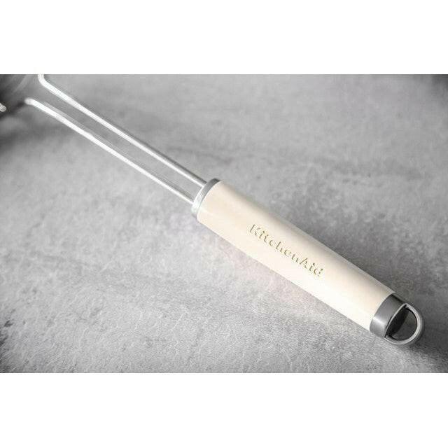 KitchenAid Stainless Steel Almond Cream Skimmer 13.2cm x 37.7cm.