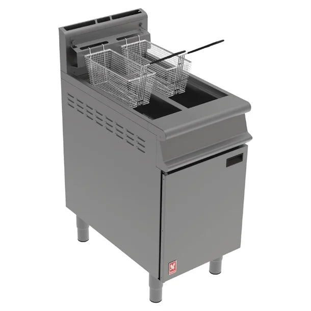 Falcon Dominator Plus G3845 Twin Tank Twin Basket Gas Fryer 26 Litres - Cater-Connect Ltd