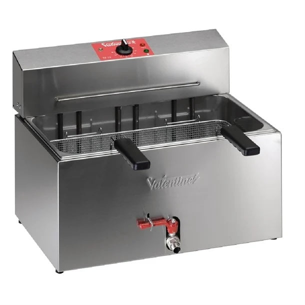 Valentine TF13 Single Tank Countertop Electric Fryer 13L - Cater-Connect Ltd