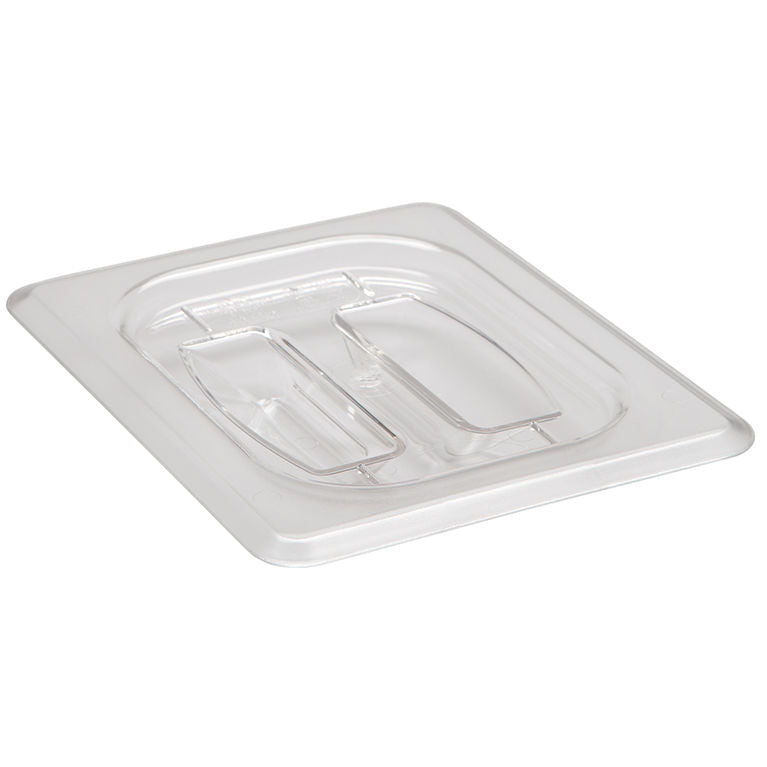 Cambro 80CWCH135 Camwear Clear Polycarbonate Flat Lid With Handle 1/8GN - Cater-Connect Ltd