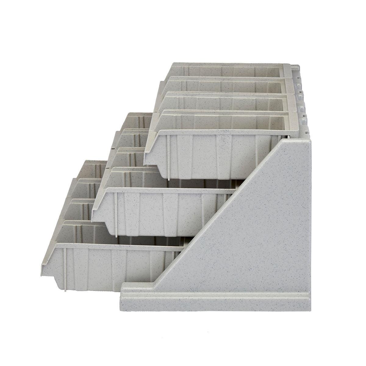 Cambro 12 Bin Condiment Storage Organiser Grey.