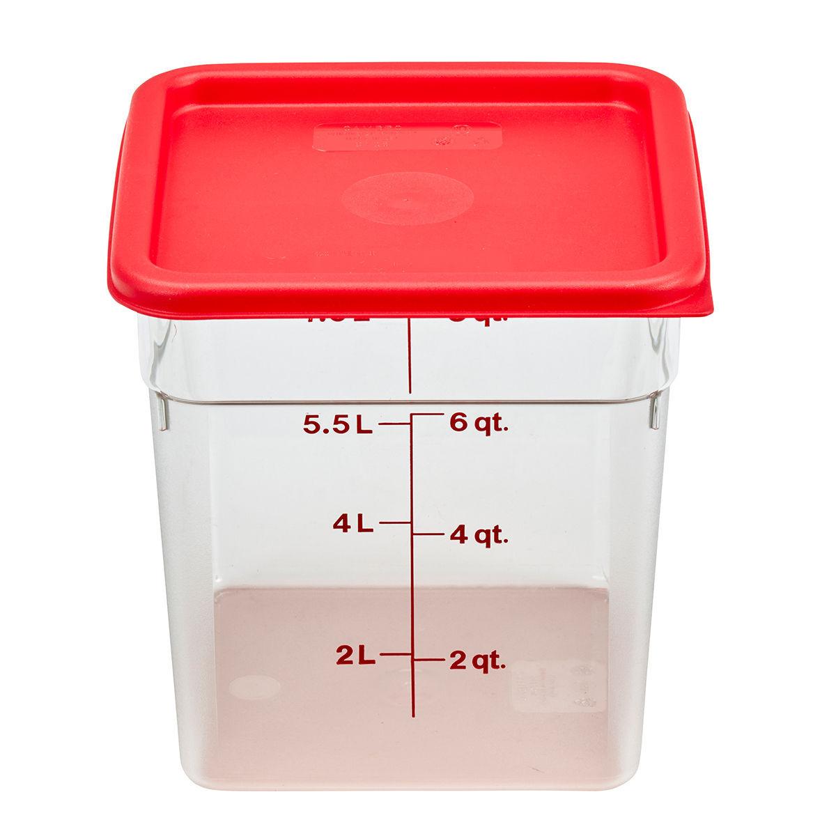Cambro 8SFSCW135 Camwear CamSqaure Food Container 7.6 Litres