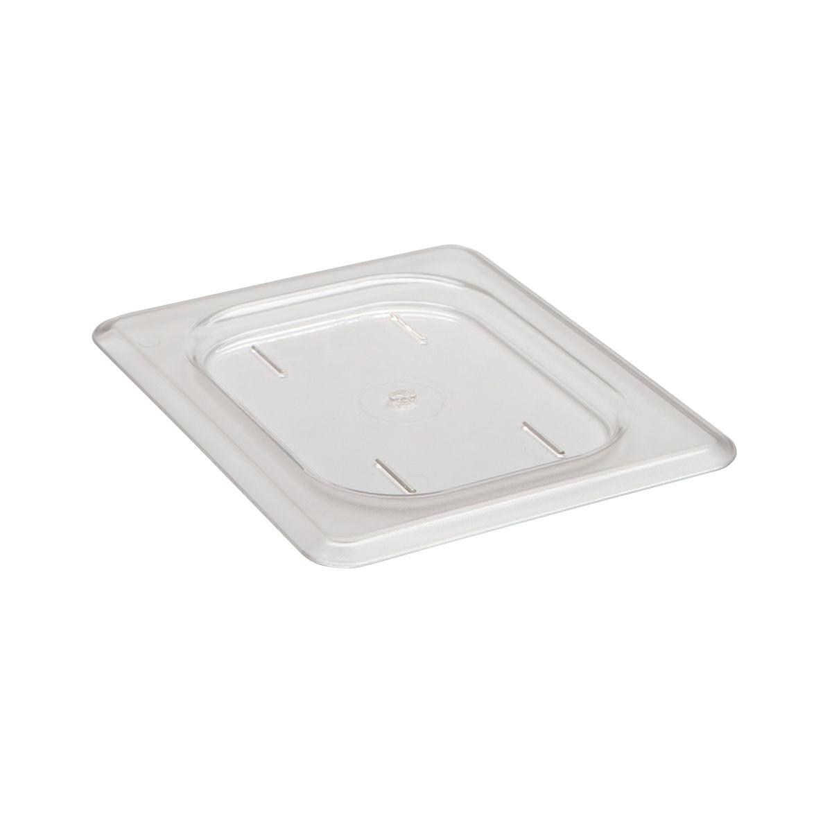 Cambro 80CWC135 Camwear Clear Polycarbonate Flat Lid 1/8GN.