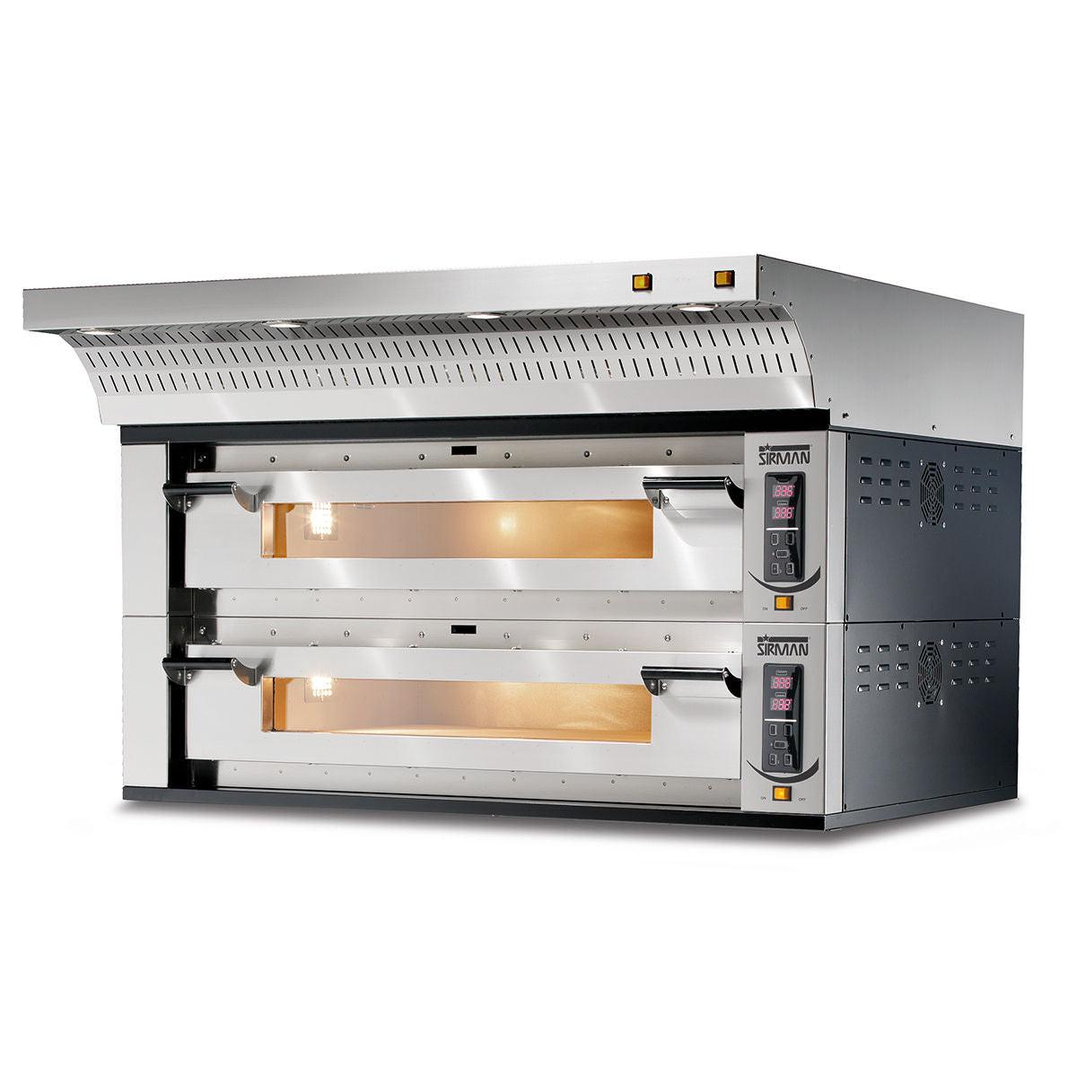 Sirman Vesuvio 105x70 Double Deck Pizza Oven.