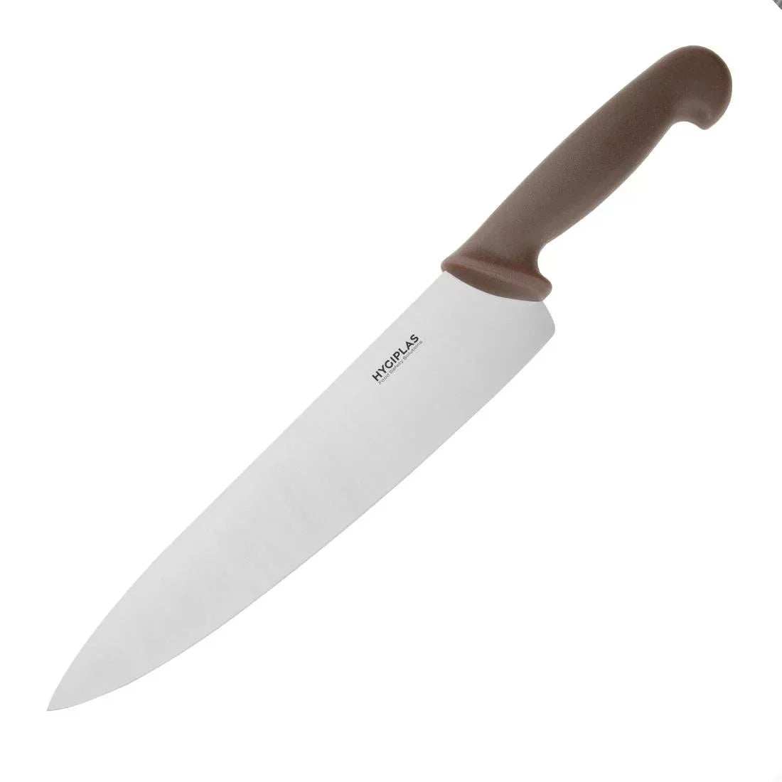 Hygiplas Chef Knife Brown 25cm - Cater-Connect Ltd