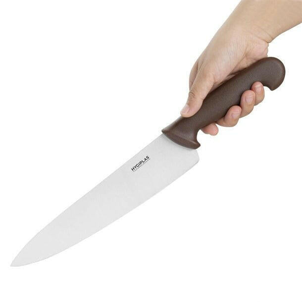 Hygiplas Chef Knife Brown 25cm - Cater-Connect Ltd