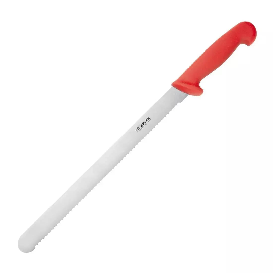 Hygiplas Slicer Serrated Red 30cm - Cater-Connect Ltd