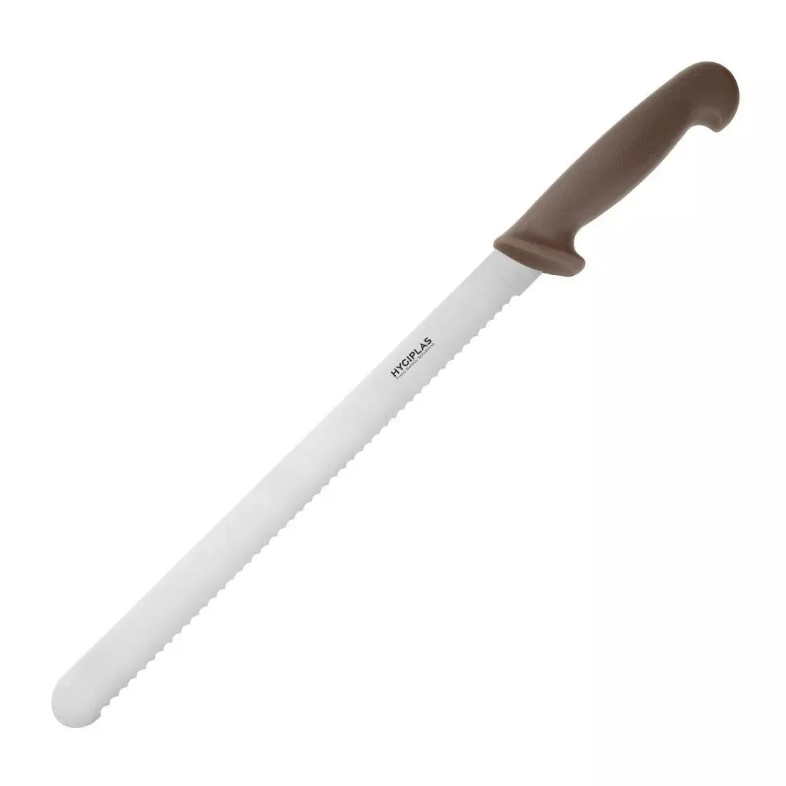 Hygiplas Slicer Serrated Brown 30cm - Cater-Connect Ltd