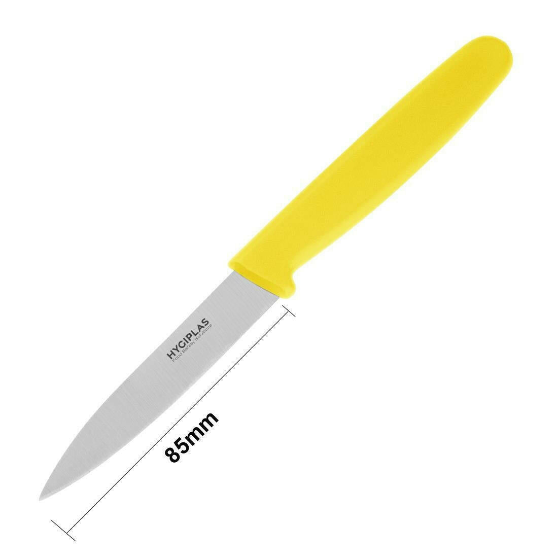 Hygiplas Paring Knife Yellow 8.3cm - Cater-Connect Ltd