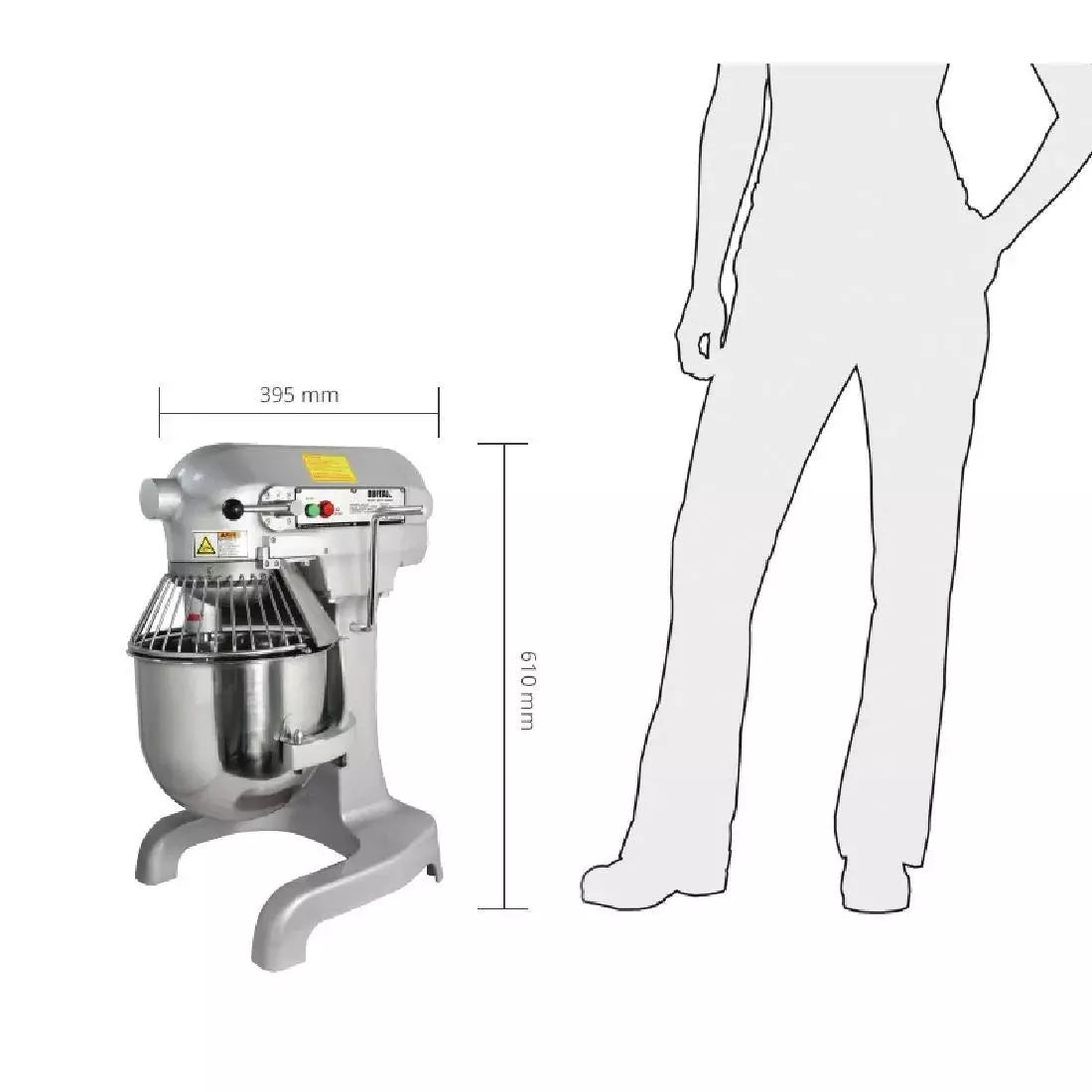 Buffalo GL190 Planetary Mixer 9Ltr - Cater-Connect Ltd
