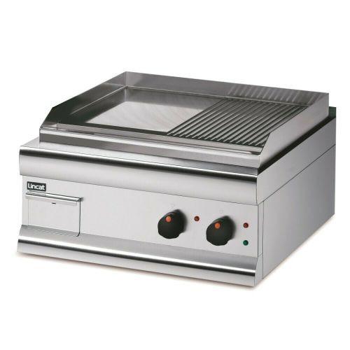 Lincat GS7/R Silverlink 600 Electric Countertop Griddle Half Ribbed Plate 750mm 6.0 kW.