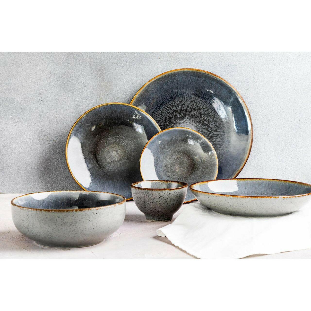 Mikasa Hospitality Impression Fossil Grey Pasta Bowl 23cm Case Size 6.