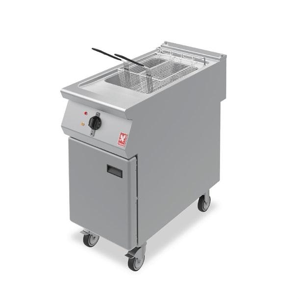 Falcon F900 Series E9341 Single Tank Twin Basket Electric Fryer On Castors 21 Litres.