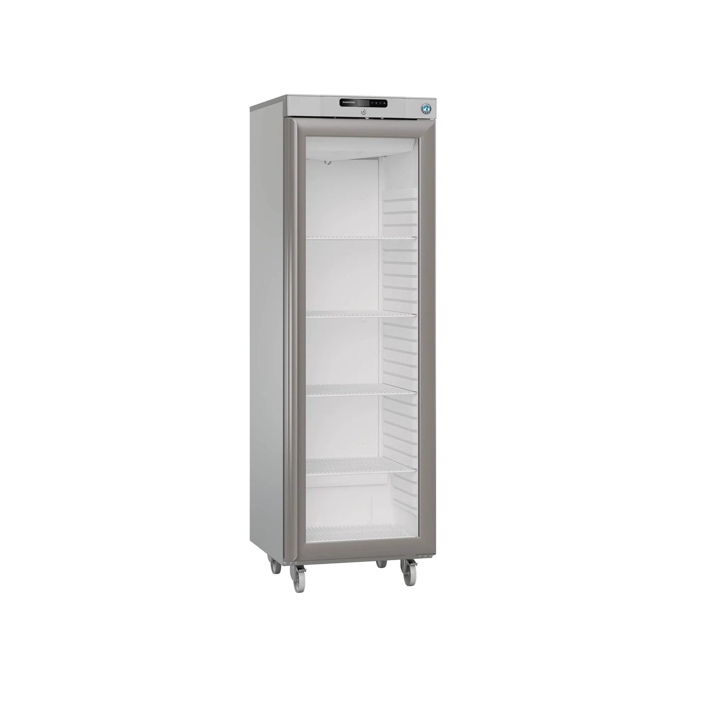 Hoshizaki FG 420 R C DR G U Compact 420 Upright Single Glass Door Freezer 343 Litres