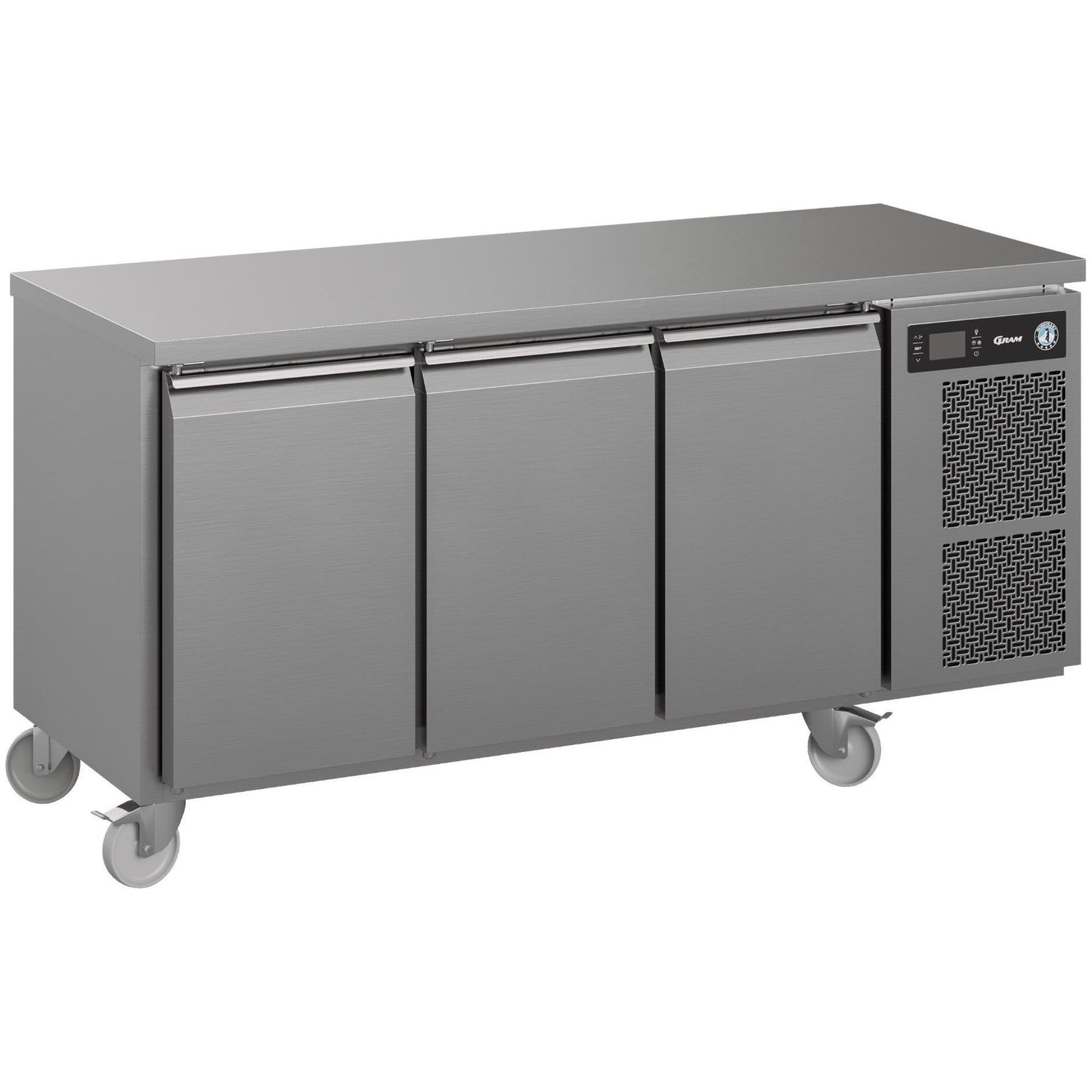 Hoshizaki K 3 A DL DL DR C U Three Door Counter Fridge 463 Litres