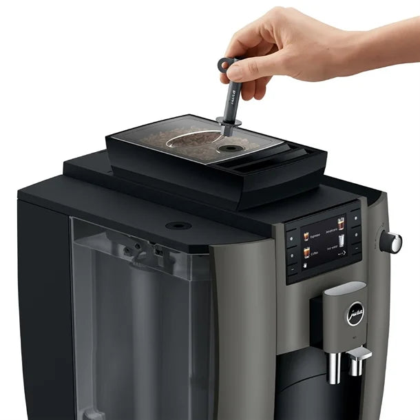 Jura W4 Dark Inox Bean to Cup Coffee Machine.
