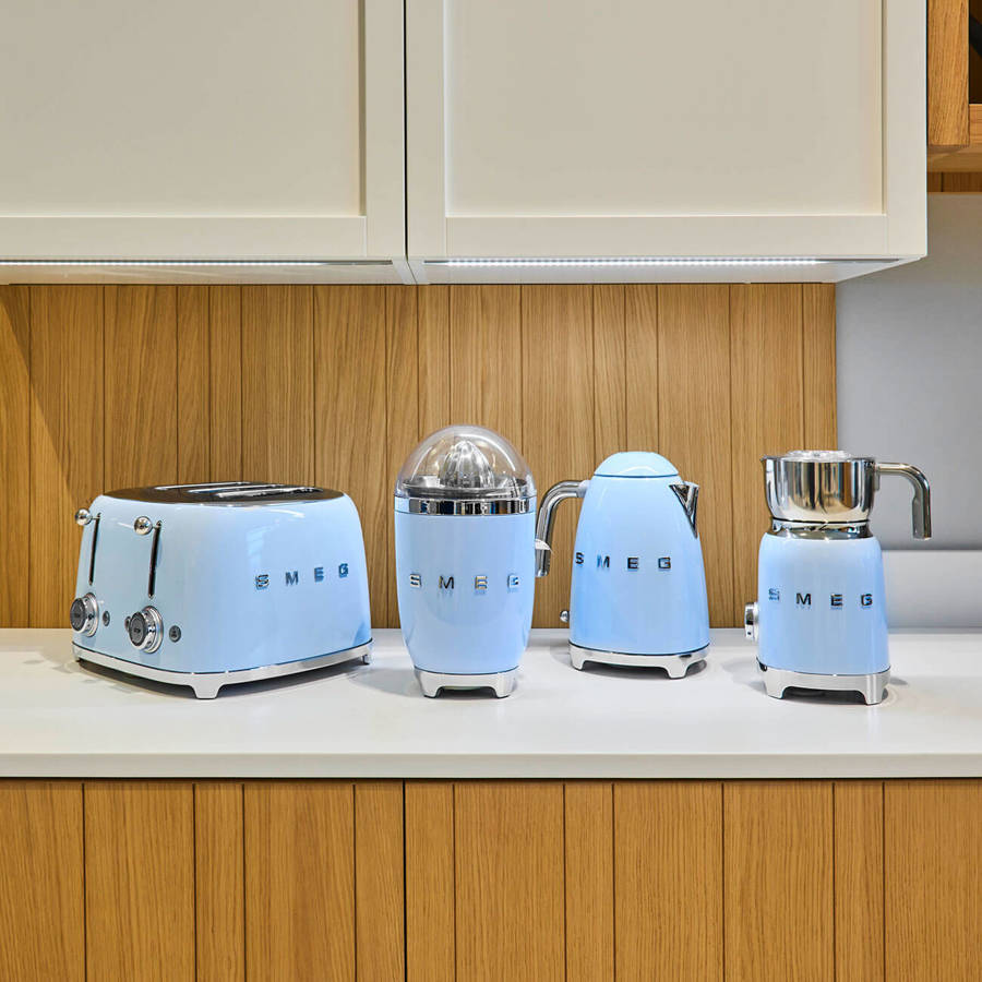 Smeg KLF03PBUK Retro Pastel Blue Kettle 1.7 Litres - Cater-Connect Ltd