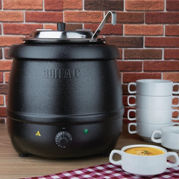 Buffalo Black Soup Kettle 10 Litres - Cater-Connect Ltd