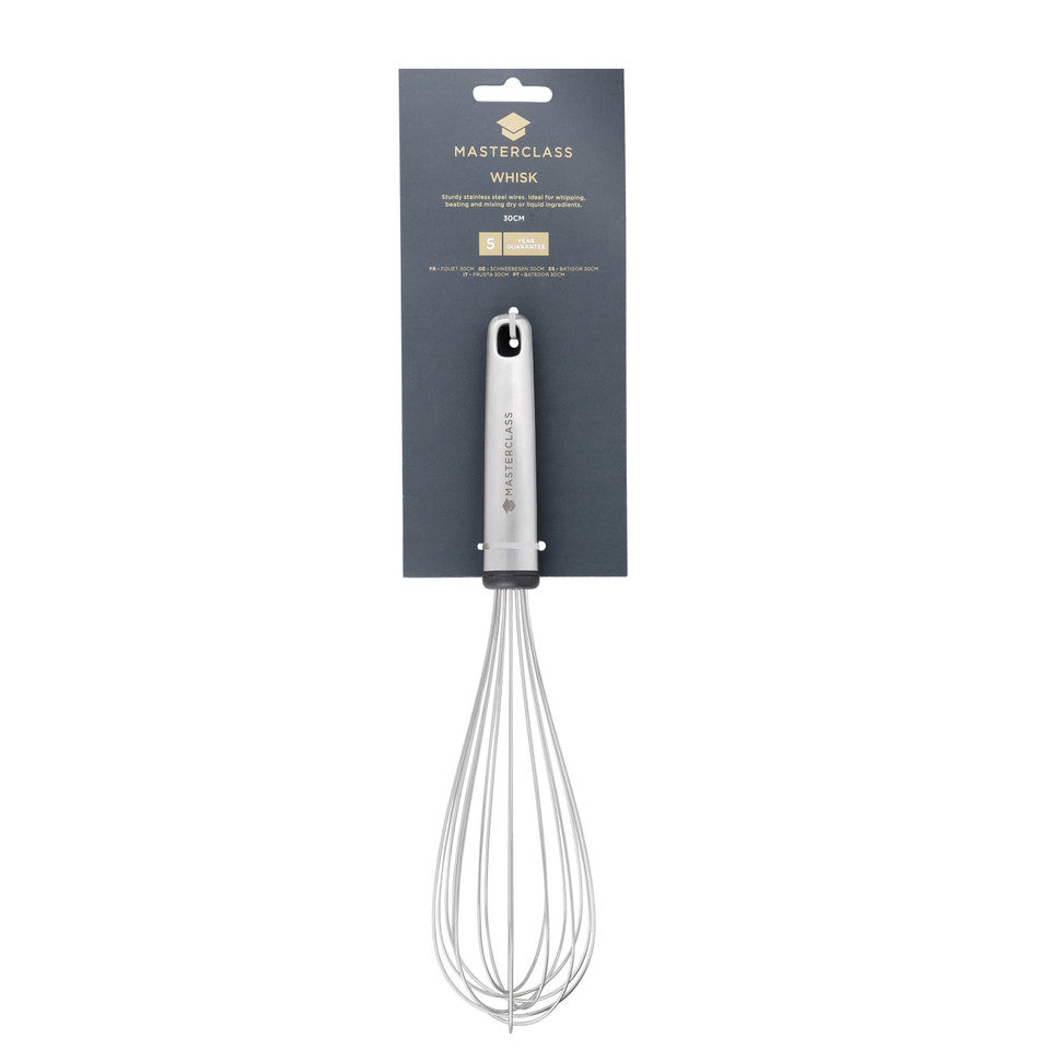 MasterClass Smart Space Stainless Steel Handheld Cooking Whisk