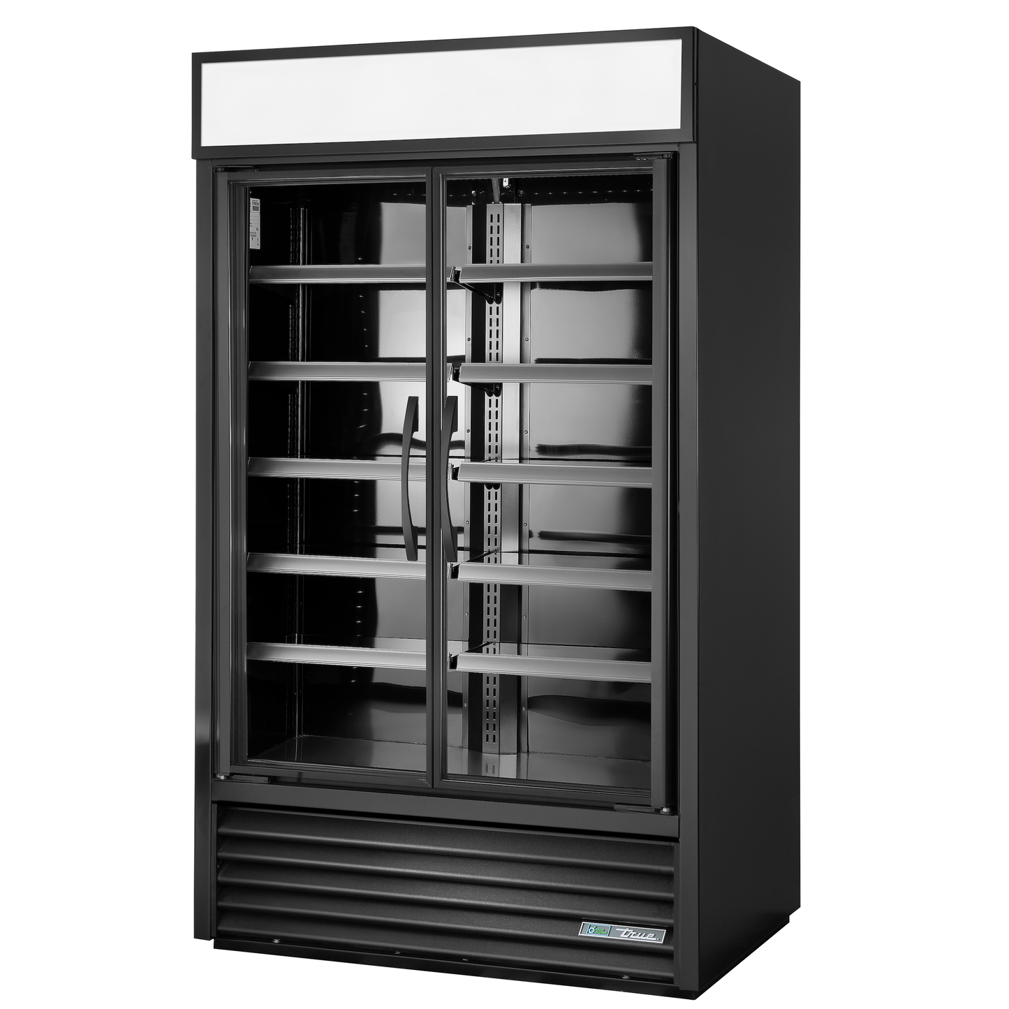 True Refrigeration TVM-48-H WM01 Black Double Glass Door Display Fridge 935 Litres