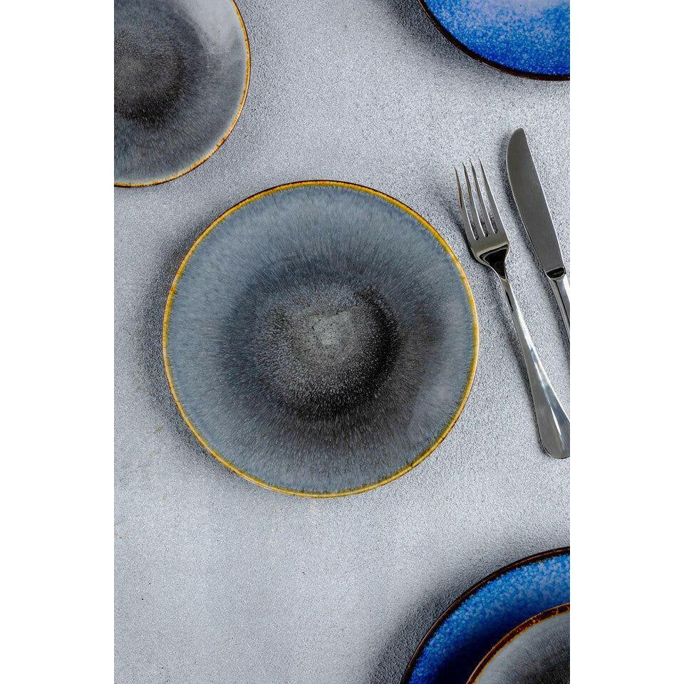Mikasa Hospitality Impression Fossil Grey Plates 21cm Case Size 6.