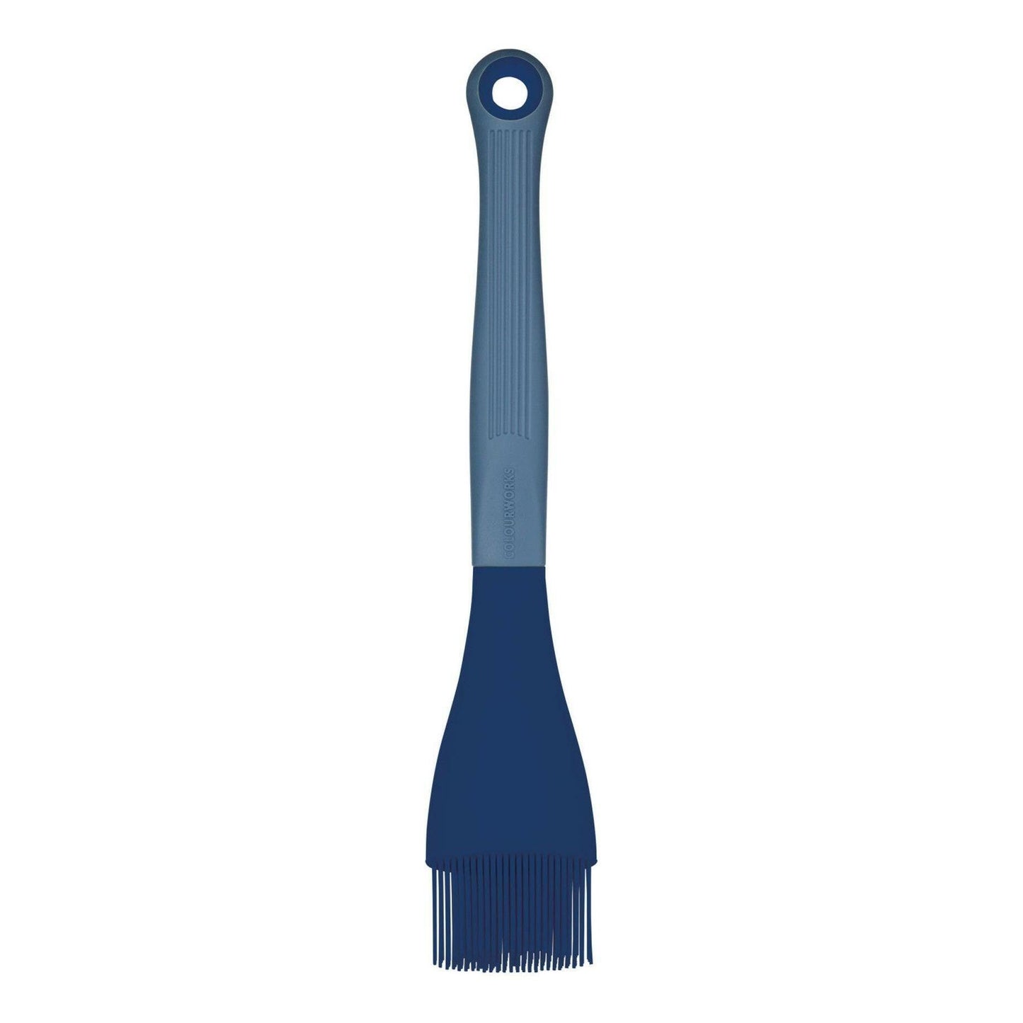 Colour Works Brights Navy Silicone-Headed Angled Pastry / Basting Brush 47cm.