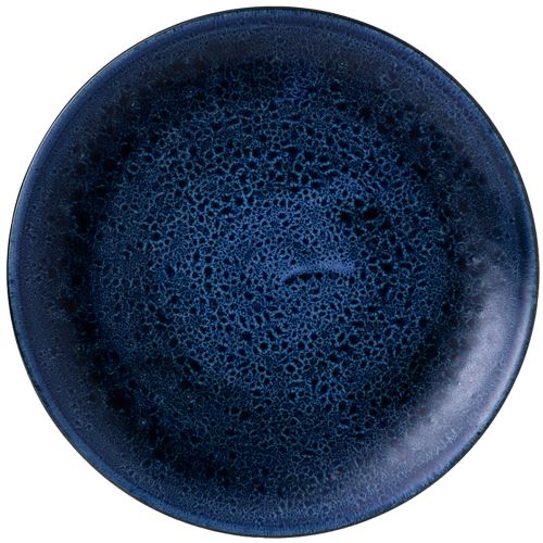 Churchill Stonecast® Coupe Plate Plume Ultramarine 28.80cm Case Size 12 - Cater-Connect Ltd