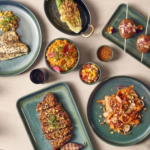 GenWare Terra Porcelain Aqua Green Presentation Plate 26cm Case Size 6