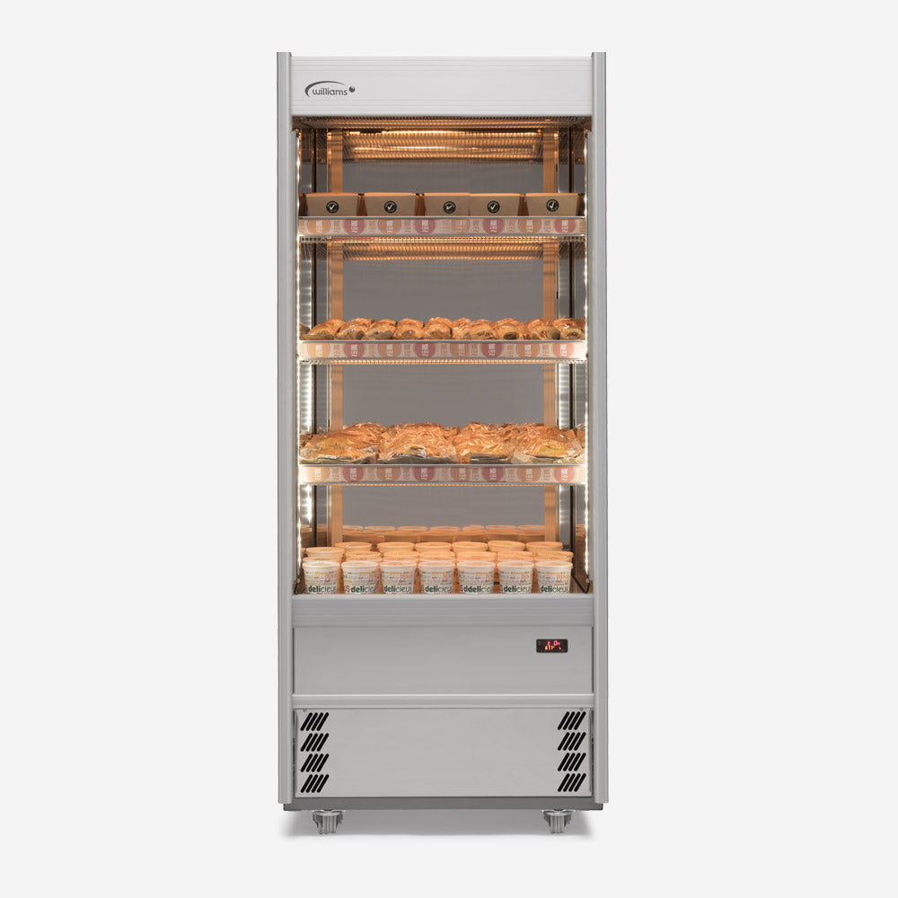 Williams Gem Scarlett XS70-WCD-HFD White Hinge Door Front Heated Multideck