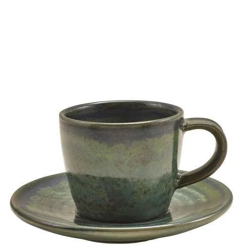 GenWare Terra Porcelain Aqua Green Saucer 11.5cm Case Size 6