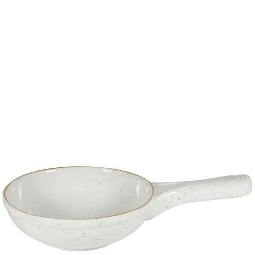 Churchill Stonecast Barley White Deep Skillet 24.5cm Size 6.