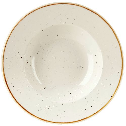 Churchill Stonecast Barley White Wide Rim Bowl 28cm/468ml Case Size 12 - Cater-Connect Ltd