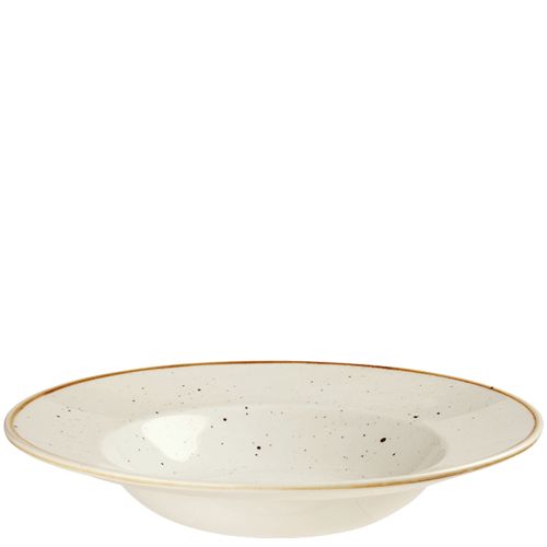 Churchill Stonecast Barley White Wide Rim Bowl 24cm/284ml Case Size 12 - Cater-Connect Ltd