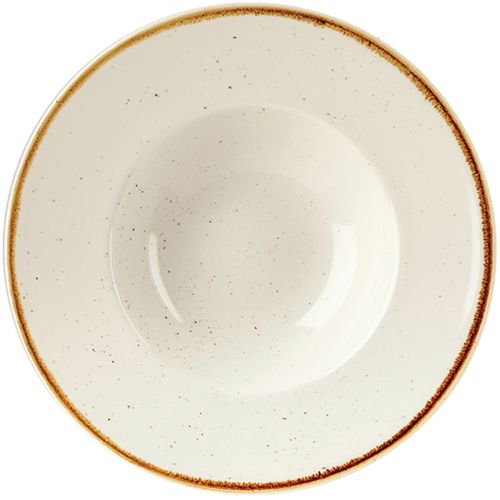 Churchill Stonecast Barley White Wide Rim Bowl 24cm/284ml Case Size 12 - Cater-Connect Ltd