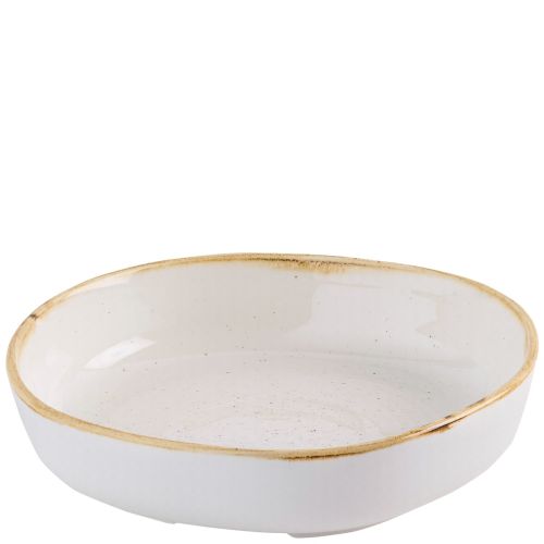 Churchill Stonecast Barley White Organic Walled Bowl 23cm/9" Case Size 6 - Cater-Connect Ltd