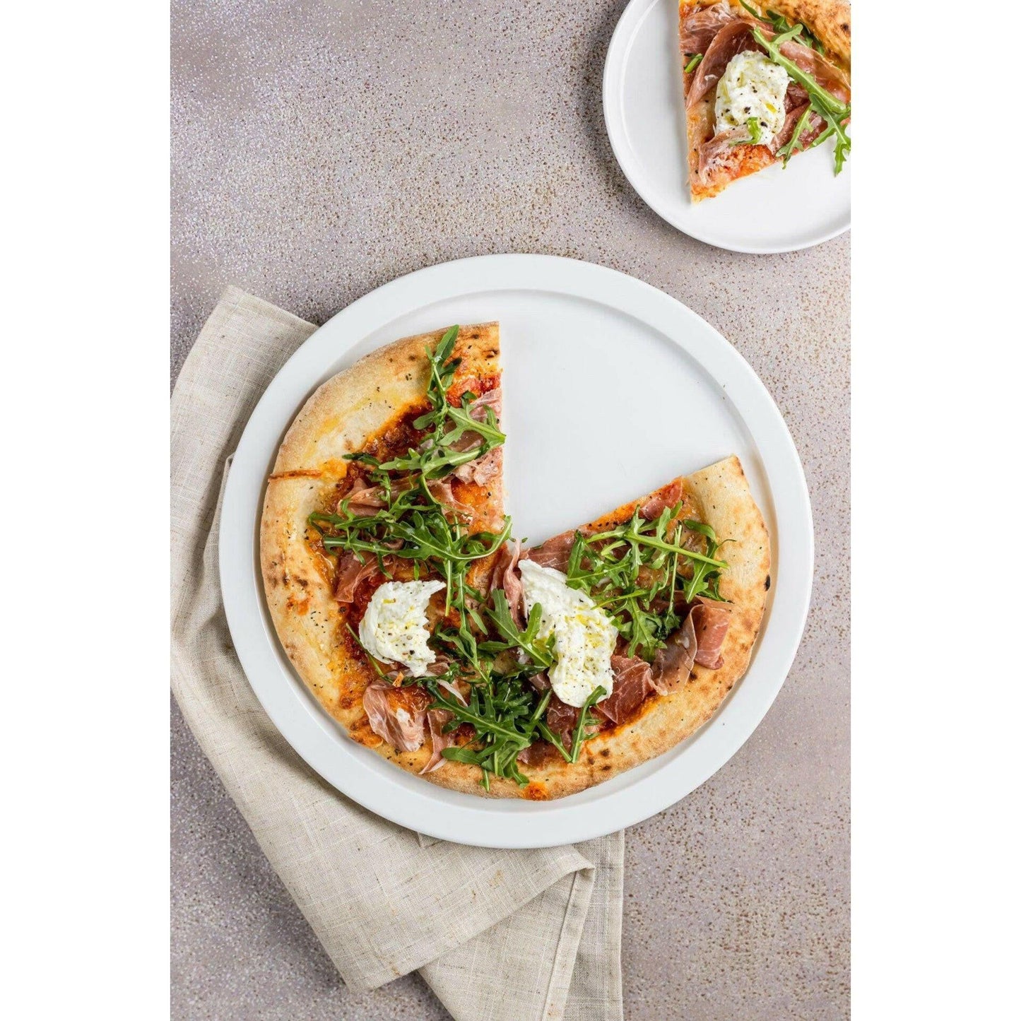 Mikasa Hospitality Bergen Ice White Pizza Plate 31cm Case Size 6.