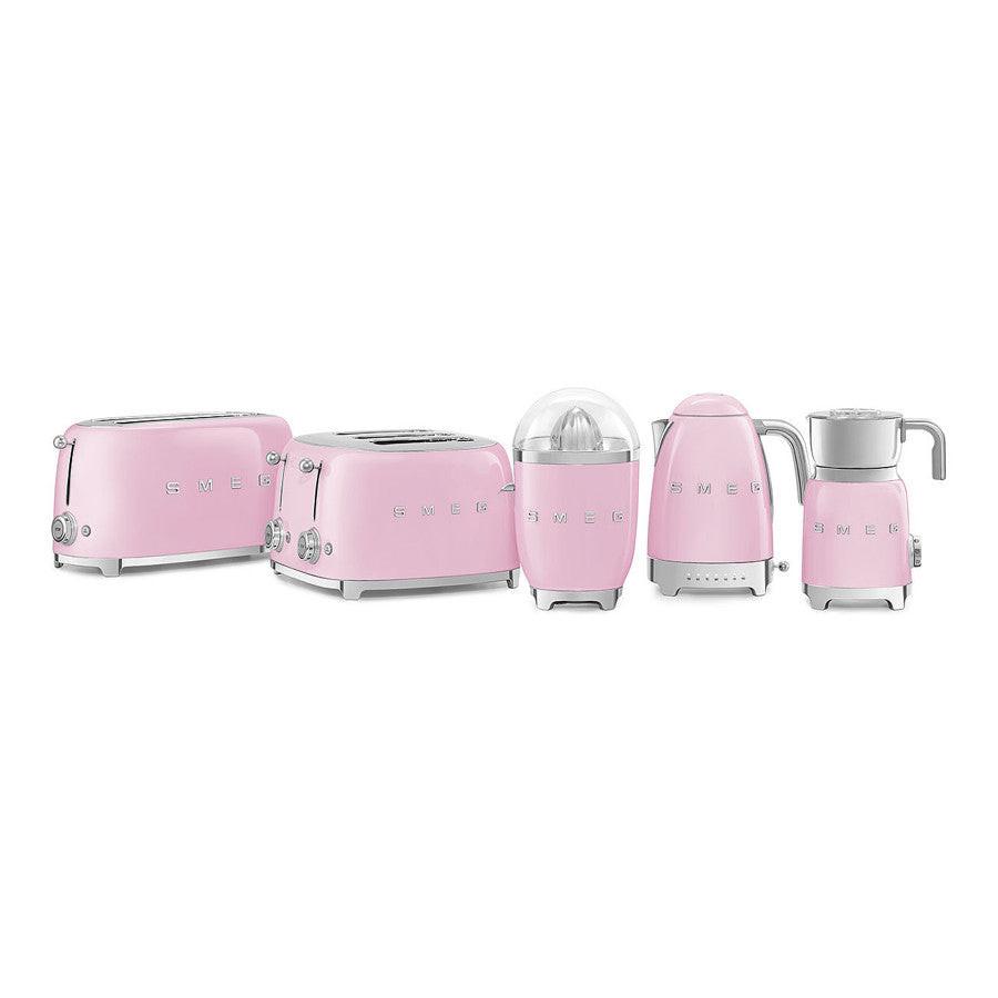 Smeg TSF02PKUK Retro Pink 4 Slice Toaster.