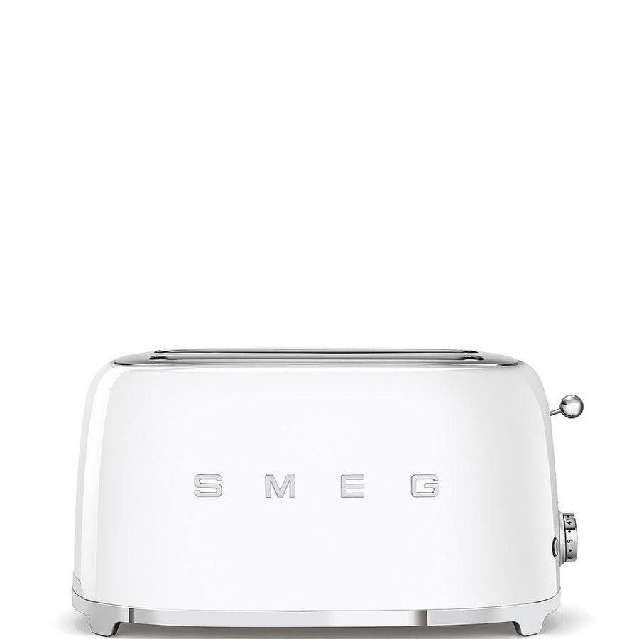 Smeg TSF02WHUK Retro White 4 Slice Toaster.