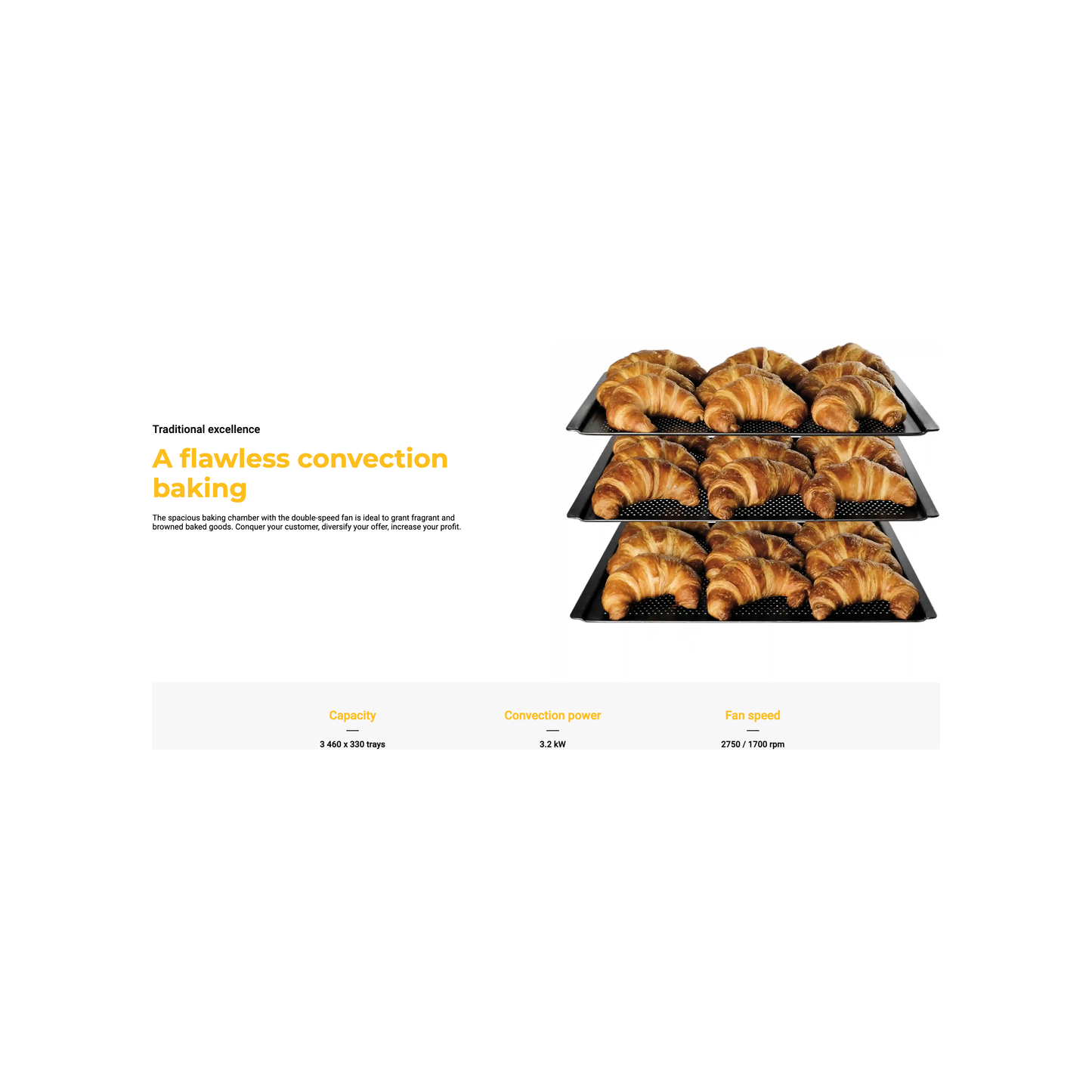 Unox Bakerlux Speed.Pro™ XESR-03HS-EDDN 3 x 460x330mm - Cater-Connect Ltd