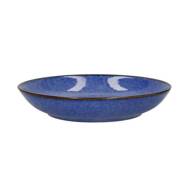 Mikasa Hospitality Impression Spirit Blue Pasta Bowl 20cm Case Size 6.