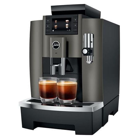 Jura Automatic Commercial W8 Dark Inox Coffee Bean To Cup Machine - Cater-Connect Ltd