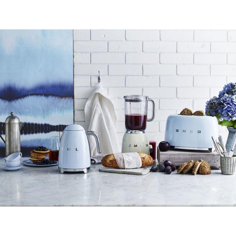 Smeg TSF01PBUK Retro Pastel Blue 2 Slice Toaster.