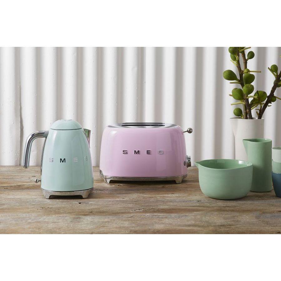 Smeg TSF01PKUK Retro Pink 2 Slice Toaster.