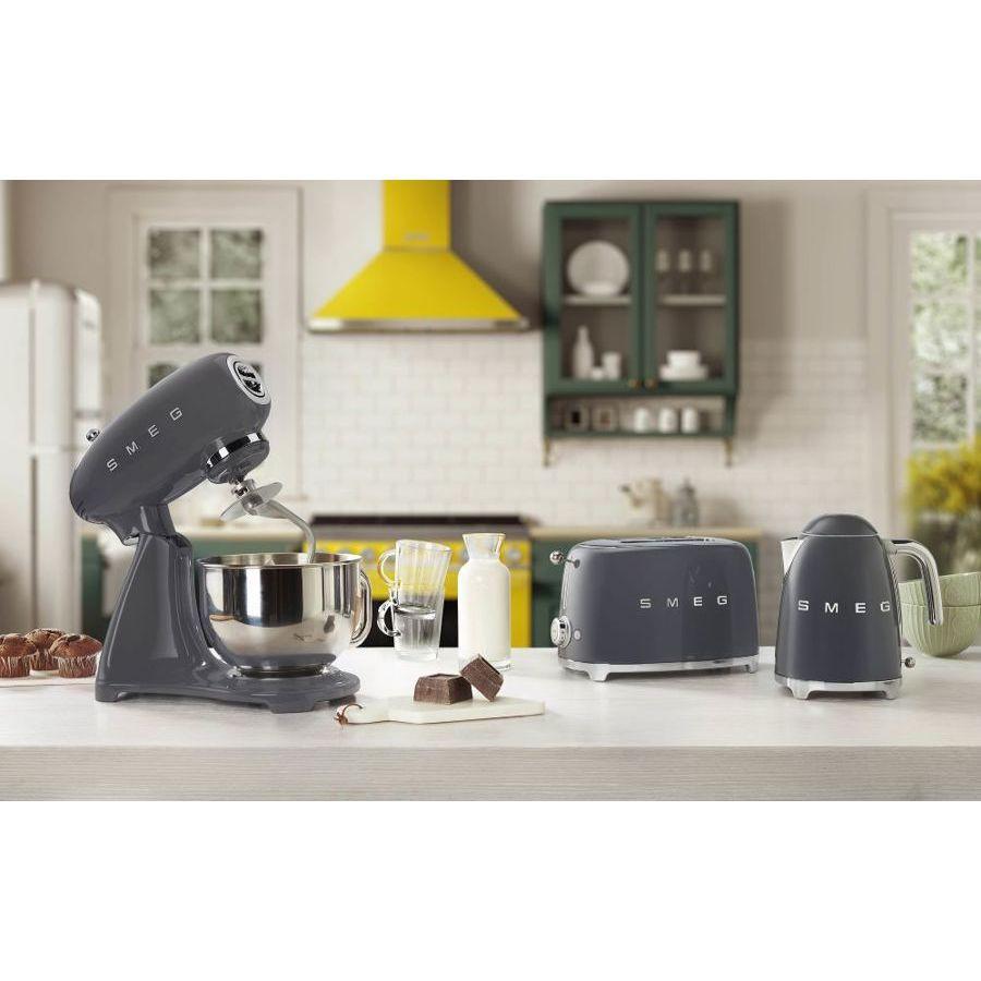 Smeg TSF01GRUK Retro Slate Grey 2 Slice Toaster.