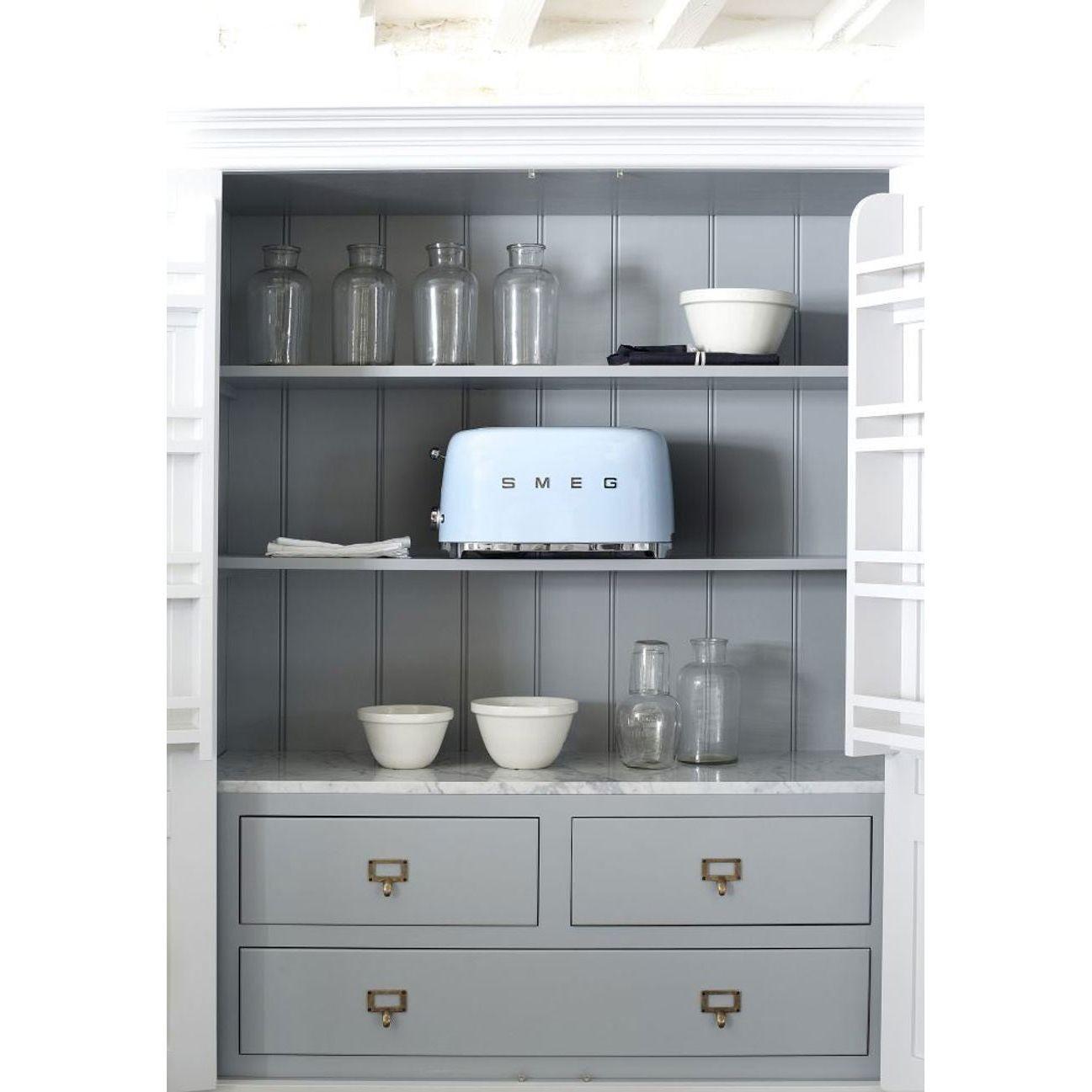 Smeg TSF02PBUK Retro Pastel Blue 4 Slice Toaster.